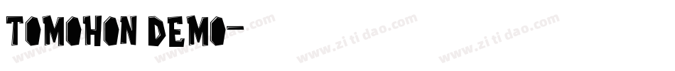 Tomohon Demo字体转换